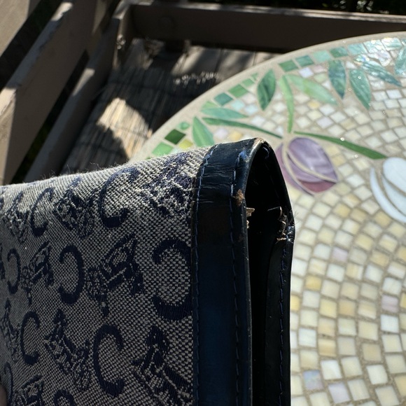 CELINE Vintage Long Wallet in Navy Project - Picture 7 of 11